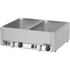 Double Bain-marie GN 1/1 Avec 2 Robinets De Vidange Casselin - CBMDV
