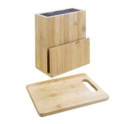 Ensemble De 5 Couteaux Soft-Grip 'Prep Like A Pro' Avec Bloc Couteaux Et Planche à Découper - SA610 - Vogue -Materiel Horeca Magasin ensemble de 5 couteaux soft grip vogue prep like a pro avec bloc couteaux et planche a decouper 2