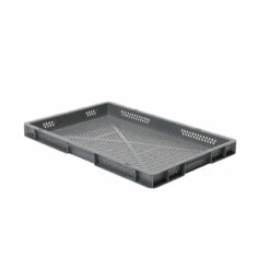 Euronorm 600x400x50 Mm - Standard Fond & Cotes Ajoures - RTP-6050-050 - Linum