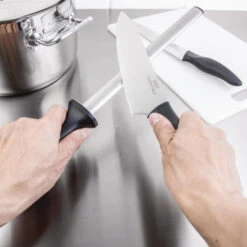 Fusil Diamanté Vogue - Dureté Supérieure - 255mm - CC199 - Vogue 10 Fusil Diamanté Vogue - Dureté Supérieure - 255mm - CC199 - Vogue -Materiel Horeca Magasin fusil diamante vogue 255mm 3