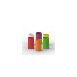 Goulot Silicone Pr Ffo-100 - 6pce/pck Blanc-jaune-rouge-vert-orange-bordeaux - FFO-1003-000 - Linum