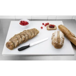 Grande Planche à Découper Basse Densité - 10(H)x600(L)x450(P)mm - HC881 - Hygiplas -Materiel Horeca Magasin grande planche a decouper basse densite hygiplas blanche 5