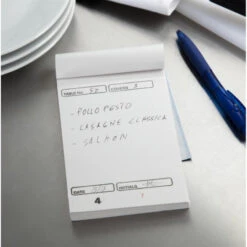 Grands Carnets De Commande Autocopiants - 50 Feuilles - E168 - Olympia -Materiel Horeca Magasin grands carnets de commande autocopiants olympia lot de 50 8