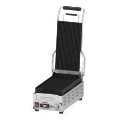 Grill Panini Compact Premium Rainurée - Rainurée Avec Minuteur Casselin - CGPRRXSPT