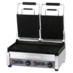 Grill Panini Double Premium Mixte Avec Minuteur Casselin - CGP2HRBLPT