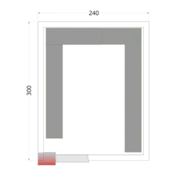 Kit De Système D'étagères - CRNF2430E - Tefcold