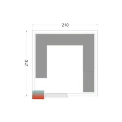 Kit De Système D'étagères - CRPF2121E -Materiel Horeca Magasin kit de systeme d etageres crpf2121e 1