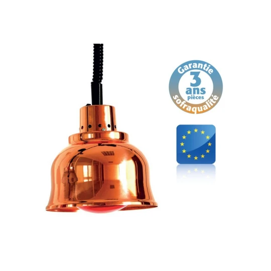 Lampe Infrarouge Prestige Cuivrée Rouge Sofraca - 33002AC 3 Lampe Infrarouge Prestige Cuivrée Rouge Sofraca - 33002AC