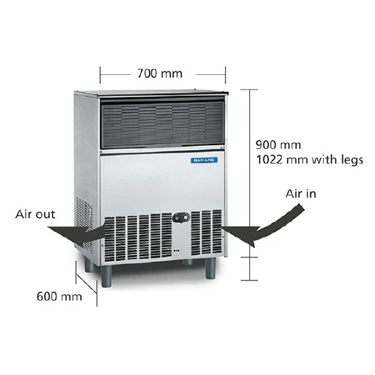 Machine à Glaçons 88kg/24h - Scotsman - Iceshop 4 Machine à Glaçons 88kg/24h - Scotsman - Iceshop – Image 2