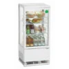 Mini Vitrine Réfrigérée 78 L Blanche - Air Ventilé - 700578G - Bartscher -Materiel Horeca Magasin mini vitrine refrigeree 78 l blanche bartscher 700578g