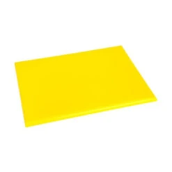 Planche à Découper Haute Densité Hygiplas Jaune - Petite Dimension (12mmx300mmx225mm) - Réf. HC868 - Hygiplas -Materiel Horeca Magasin petite planche a decouper haute densite hygiplas jaune 3