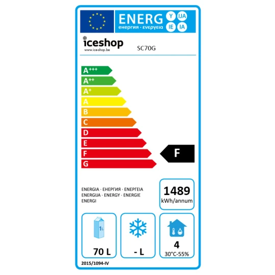 Petite Vitrine Réfrigérée 4 Faces Vitrées 58 L Gris 4 Petite Vitrine Réfrigérée 4 Faces Vitrées 58 L Gris – Image 2