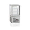 Petite Vitrine Réfrigérée 4 Faces Vitrées 58 L Gris -Materiel Horeca Magasin petite vitrine refrigeree 4 faces vitrees 70 l