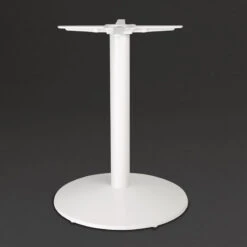 Pied De Table En Fonte Bolero Blanc - Base Robuste Pour Extérieur - FT029 - Bolero