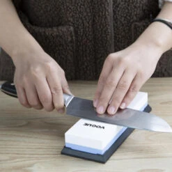 Pierre à Aiguiser Double - Grain 2000/5000 - Réf. CN277 - Vogue -Materiel Horeca Magasin pierre a aiguiser double vogue 6