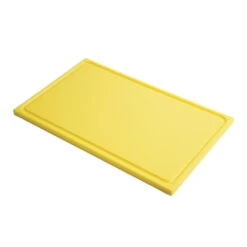 Planche à Découper Professionnelle GN1/1 Avec Rigole, Couleur Jaune - Réf. GN333 - Gastro-M