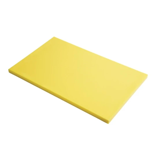 Planche à Découper En Polyéthylène Haute Densité - 600x400x20mm - Jaune - GN345 - Gastro-M 3 Planche à Découper En Polyéthylène Haute Densité - 600x400x20mm - Jaune - GN345 - Gastro-M
