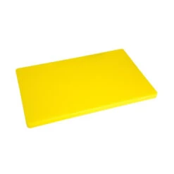 Planche à Découper épaisse En Basse Densité Hygiplas Jaune - 450x350x20mm - Réf. DM002 - Hygiplas