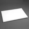 Planche à Découper épaisse Haute Densité Hygiplas Blanche - 25x450x300mm - Réf. J038 - Hygiplas -Materiel Horeca Magasin planche a decouper epaisse haute densite hygiplas blanche