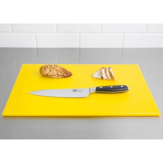Planche à Découper Haute Densité Hygiplas Jaune - Épaisseur 12mm - Réf. J020 - Hygiplas 6 Planche à Découper Haute Densité Hygiplas Jaune - Épaisseur 12mm - Réf. J020 - Hygiplas – Image 4