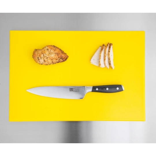 Planche à Découper Haute Densité Hygiplas Jaune - Épaisseur 12mm - Réf. J020 - Hygiplas 8 Planche à Découper Haute Densité Hygiplas Jaune - Épaisseur 12mm - Réf. J020 - Hygiplas – Image 6