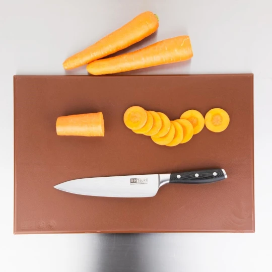 Planche à Découper Haute Densité Hygiplas Marron - 450x300x12mm - J004 7 Planche à Découper Haute Densité Hygiplas Marron - 450x300x12mm - J004 – Image 5