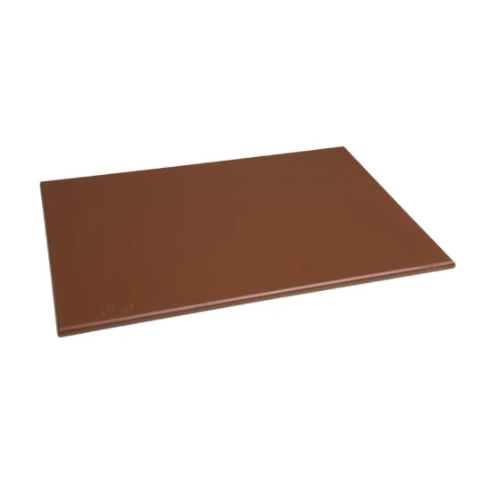 Planche à Découper Haute Densité Hygiplas Marron - 450x300x12mm - J004 3 Planche à Découper Haute Densité Hygiplas Marron - 450x300x12mm - J004