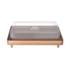 Plateau Sur Pieds En Acacia Olympia GN 1/1 - FE151 - Olympia -Materiel Horeca Magasin plateau sur pieds en acacia olympia gn 1 1 3