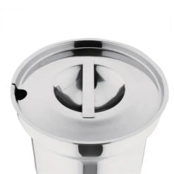 Pot à Bain Marie Rond Avec Couvercle - Capacité 4L - Réf. K081 - Vogue -Materiel Horeca Magasin pot a bain marie rond avec couvercle vogue 3