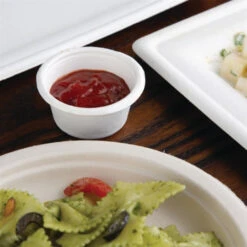 Pots Portion En Bagasse Fiesta 59ml Compostables - Lot De 1000 - Réf. FC517 - Fiesta -Materiel Horeca Magasin pots portion en bagasse fiesta compostable 59ml lot de 1000 4