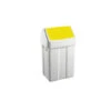 Poubelle à Couvercle Basculant 50L Efficace - WFB-0050-080 - Linum -Materiel Horeca Magasin poubelle a couvercle basculant 50l efficace wfb 0050 080 linum