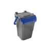 Poubelle Avec Couvercle Basculant Corps Gris - Couvercle Bleu - 35l - ECG-0035-060 - Linum -Materiel Horeca Magasin poubelle avec couvercle basculant corps gris couvercle bleu 35l ecg 0035 060 linum