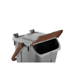 Poubelle Avec Couvercle Basculant Corps Gris - Couvercle Brun - 25l - ECG-0025-090 - Linum -Materiel Horeca Magasin poubelle avec couvercle basculant corps gris couvercle brun 25l ecg 0025 090 linum 1