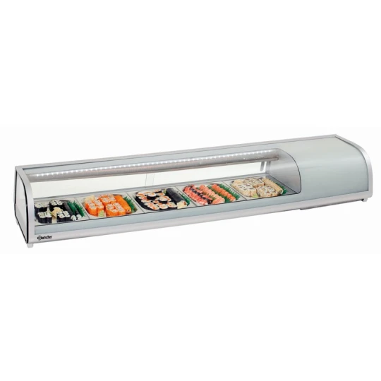 Présentoir Réfrigéré SushiBar GL2-1800 - Capacité 5x GN 1/2 - 110135G - Bartscher 3 Présentoir Réfrigéré SushiBar GL2-1800 - Capacité 5x GN 1/2 - 110135G - Bartscher