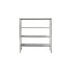 Rayonnage Inox 4 Niveaux 1800 X 600 Mm - GDRGB-186 -Materiel Horeca Magasin rayonnage inox 4 niveaux 1800 x 600 mm gdrgb 186