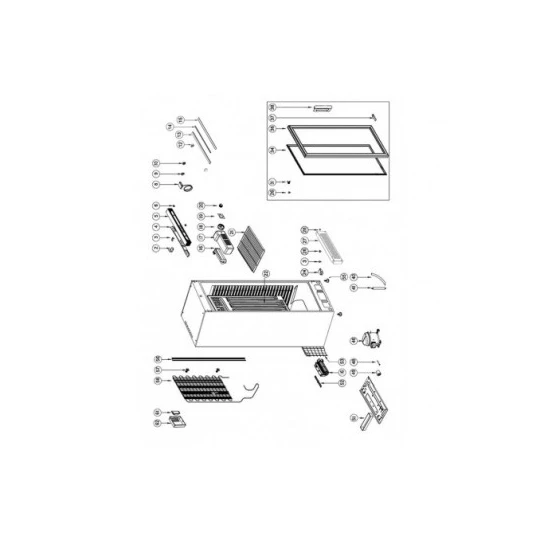 Réfrigérateur à Boissons Tefcold Porte Vitrée à Charnières LED - FS1280 6 Réfrigérateur à Boissons Tefcold Porte Vitrée à Charnières LED - FS1280 – Image 4