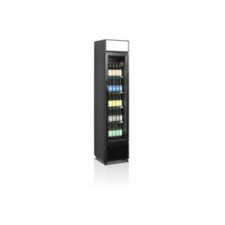 Réfrigérateur à Boissons Tefcold Porte Vitrée à Charnières LED - FSC175H BLACK -Materiel Horeca Magasin refrigerateur a boissons tefcold porte vitree a charnieres led fsc175h black 2