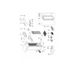 Réfrigérateur à Boissons Tefcold Porte Vitrée à Charnières LED - SCU1450CP -Materiel Horeca Magasin refrigerateur a boissons tefcold porte vitree a charnieres led scu1450cp 3