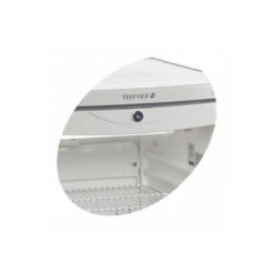 Réfrigérateur à Boissons Tefcold Porte Vitrée Incurvée à Charnières LED - BC145 W/FAN -Materiel Horeca Magasin refrigerateur a boissons tefcold porte vitree incurvee a charnieres led bc145 w fan 1