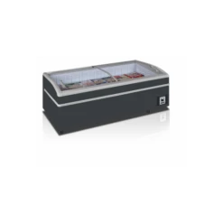 Réfrigérateur / Congélateur De Supermarché Gris Tefcold LED - SHALLOW 220A-CF