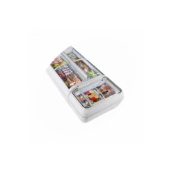 Réfrigérateur / Congélateur De Supermarché Tefcold LED - TWIN 220-CF -Materiel Horeca Magasin refrigerateur congelateur de supermarche tefcold led twin 220 cf 1