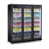 Réfrigérateur Trois Portes En Verre - NOIR - Combisteel -Materiel Horeca Magasin refrigerateur trois portes en verre noir combisteel