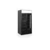 Réfrigérateur Vitré Tefcold Porte Vitrée à Charnières LED - FSC1000H BLACK -Materiel Horeca Magasin refrigerateur vitre tefcold porte vitree a charnieres led fsc1000h black