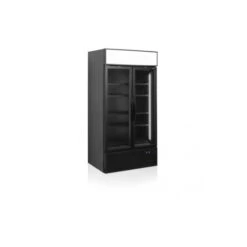 Réfrigérateur Vitré Tefcold Porte Vitrée à Charnières LED - FSC1000H BLACK