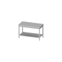 Table Centrale Avec étagère Basse 600x700x850 Mm, à Monter