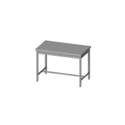 Table Centrale Sans étagère Basse 600x700x850 Mm, à Monter