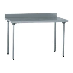 Table De Préparation Inox Avec Dosseret Tournus - 1200x700 Mm - Réf. CX550 - Tournus