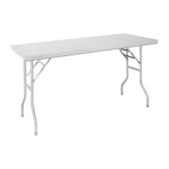 Table De Travail Pliante Inox - Grande Surface & Facilité De Rangement - FN288 - Vogue
