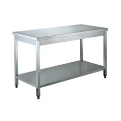 Table Inox Avec Sous Tablette 1600 X 700mm - GDATS-167
