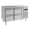 Table Réfrigérée En Inox 4 Tiroirs - 7950.0225 -Materiel Horeca Magasin table refrigeree en inox 4 tiroirs 7950 cbs 0225